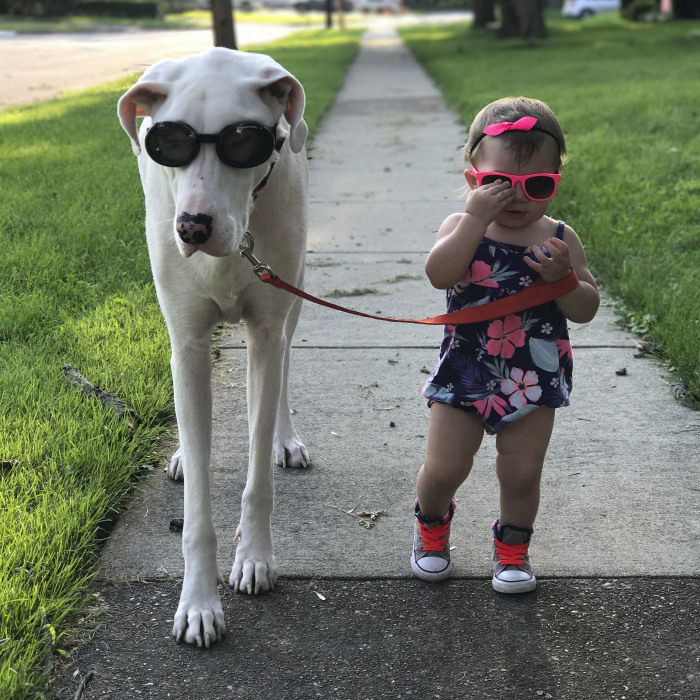 A Girl And Her (Deaf) Dog