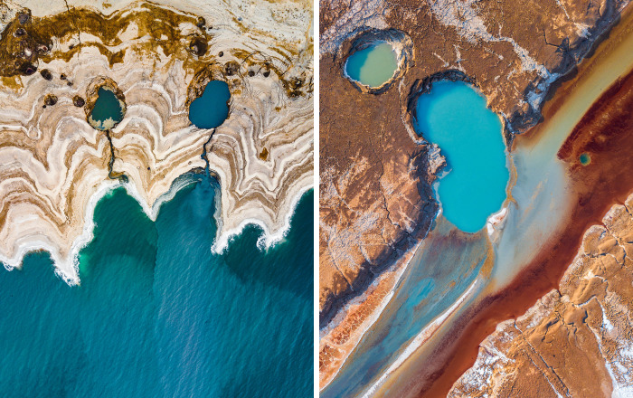 The Sea Of Many Faces: I Photographed The Dead Sea With My Drone