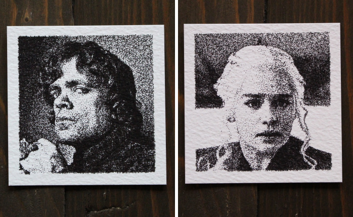 Mini Portraits Of GOT Characters