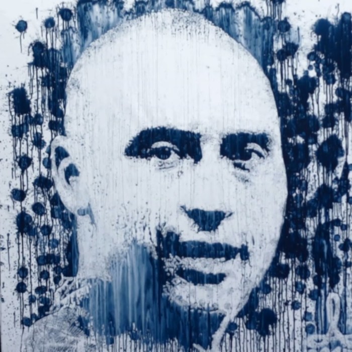 I’m Painting Portraits Using Sports Gear