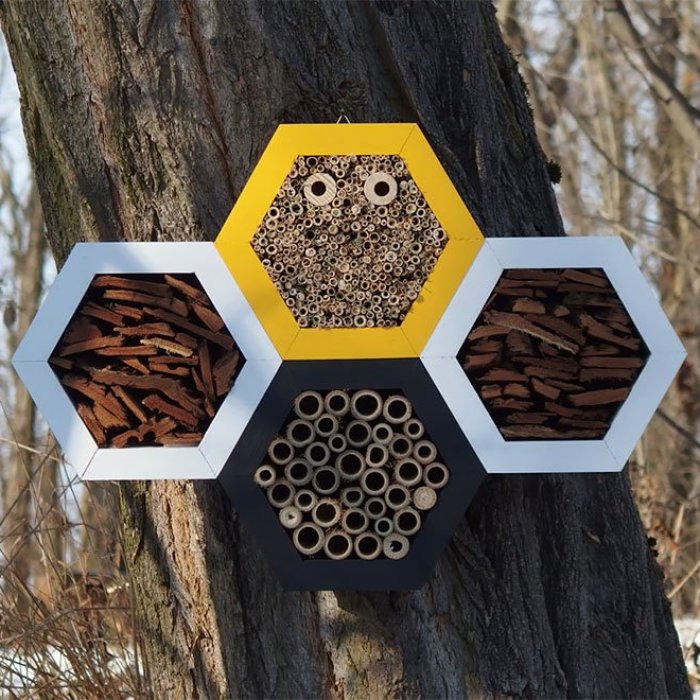 Designer Creates Garden Houses And Hotels For Bees, Butterflies And Other Insects