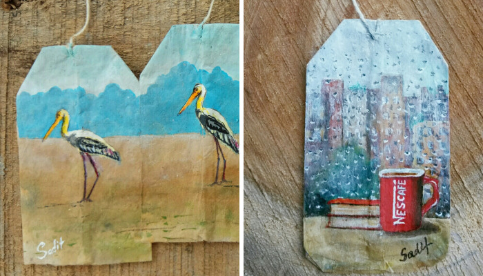 I Paint Intricate Scenes On Teabags