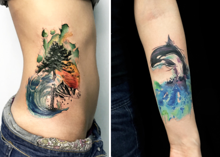 Nature Itself With All Of Its Colors By Turkish Tattoo Artist