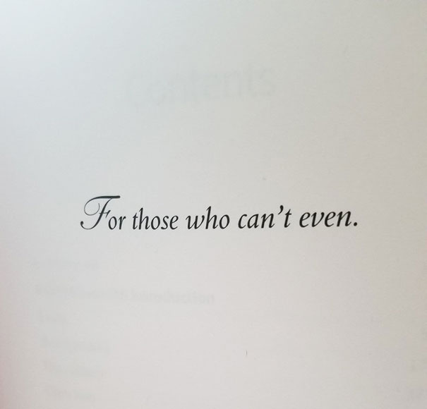 Yes. I Bought This Book Based On The Dedication Page
