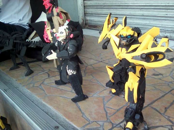 Filipino Man Turns Old Flip Flops Into Action Figures, And The Result Is Quite Impressive