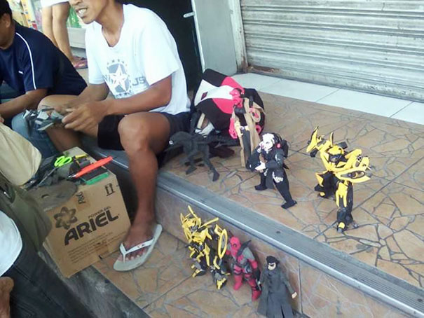 Filipino Man Turns Old Flip Flops Into Action Figures, And The Result Is Quite Impressive