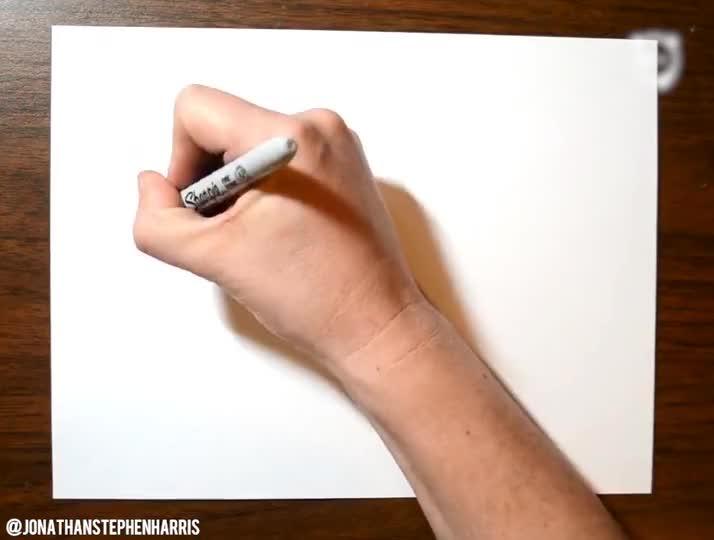 Artist Turns Words Into Drawings