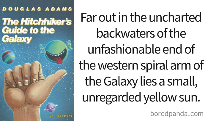 'The Hitchhiker's Guide To The Galaxy' By Douglas Adams