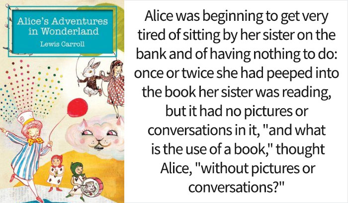 'Alice's Adventures In Wonderland' By Lewis Carroll