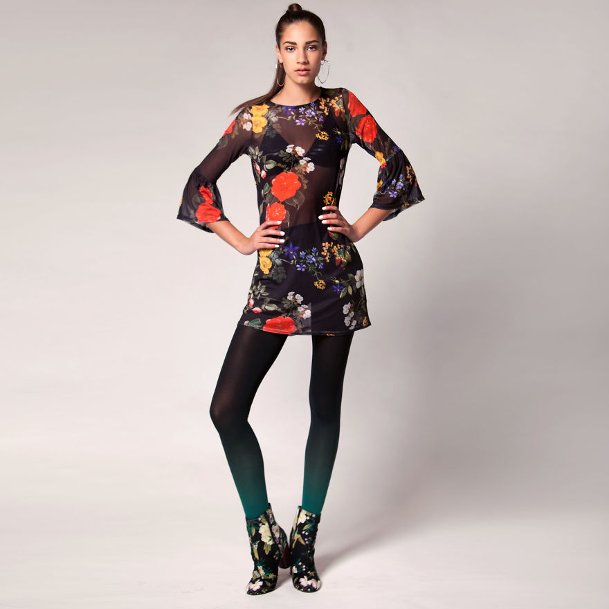 Fade To Fall With Ombr&eacute; Tights