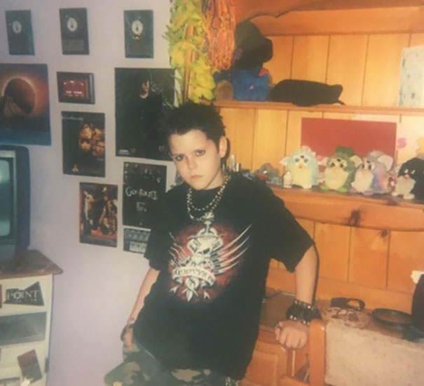 My Boyfriend Tried To Be "Gothic" Once In 6th Grade. Check Out The Furby Collection