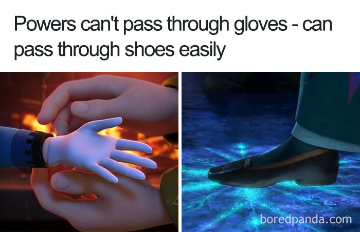 Gloves vs. Shoes
