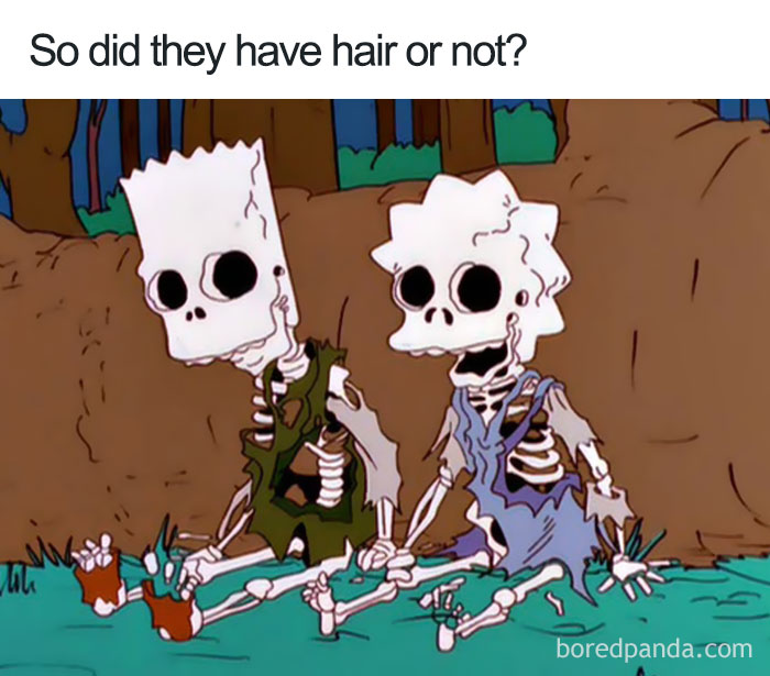 Hair-Shaped Skull