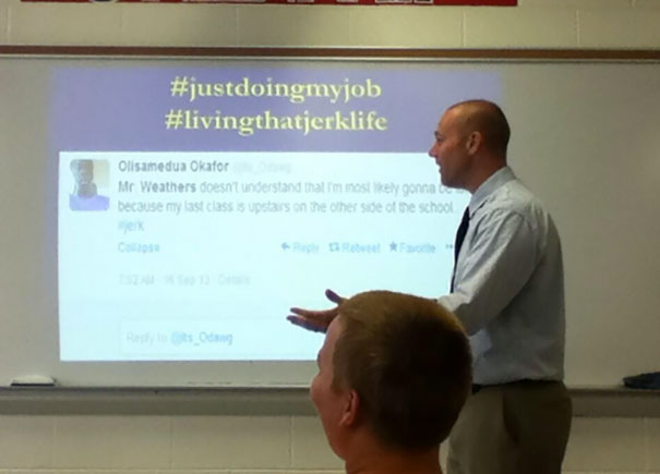 My Government Teacher Also Searched Himself On Twitter And Called Out A Student Mid-Power Point Presentation