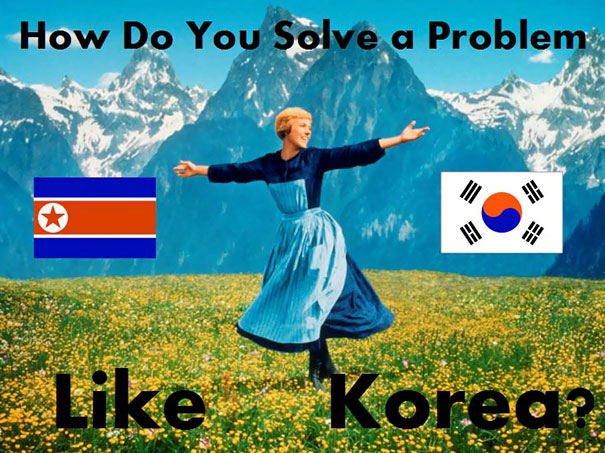 First Slide Of My Power Point Presentation On Korea Reunification