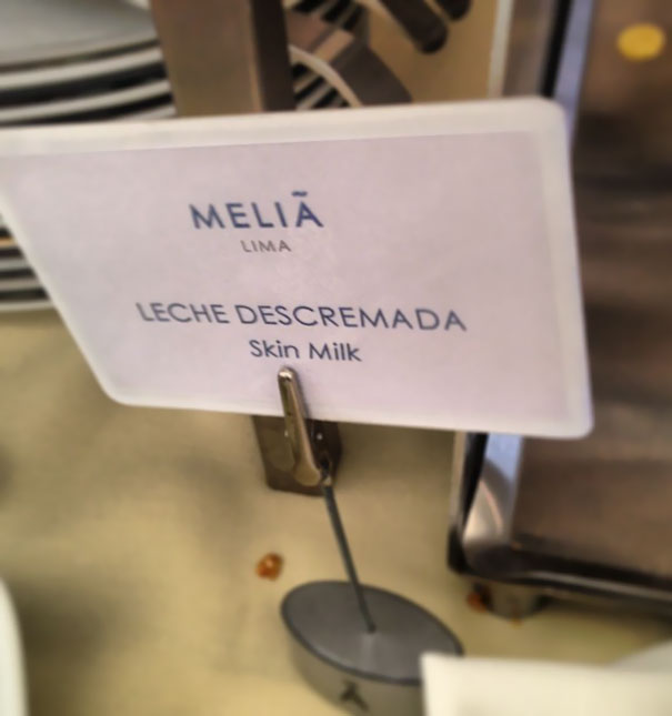 Wrong translated milk tag 