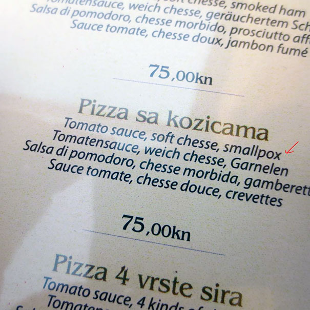Wrong translated menu
