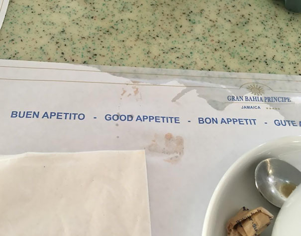"Good Appetite" sign 