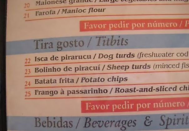 Wrong translated menu
