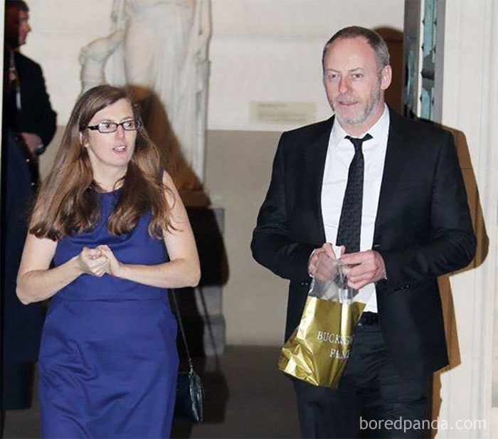 Liam Cunningham (Davos Seaworth) With His Wife Colette Cunningham
