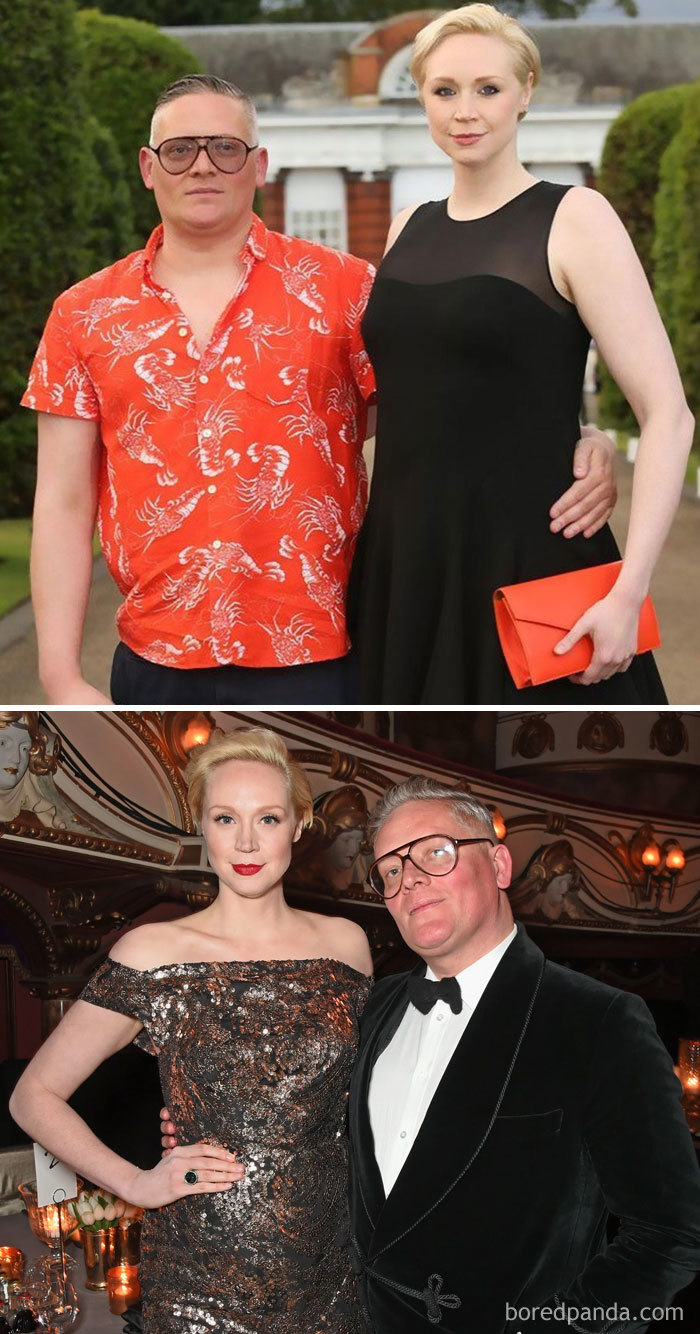 Gwendoline Christie (Brienne Of Tarth) And Fashion Designer Giles Deacon