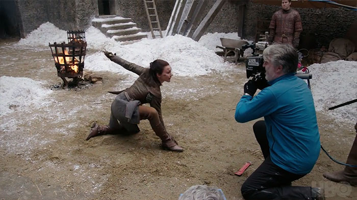 Arya (1,55) VS Brienne (1,91): Este vídeo tras las cámaras muestra lo increíbles que son en realidad