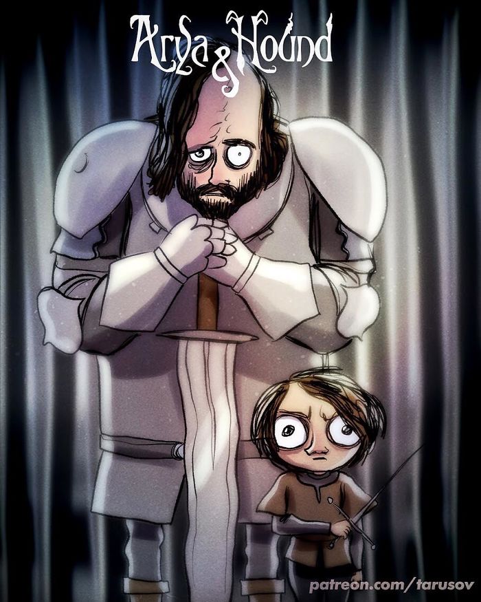 Arya Stark And The Hound