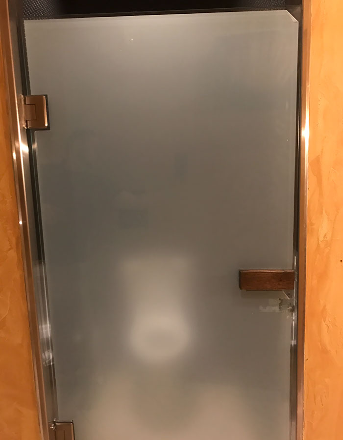 Bathroom Stall Doors Made Of Glass