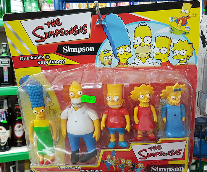 A Rather Oddly Spelt "Simpsonsns" Family In Which Bart Resembles A Crack Addict