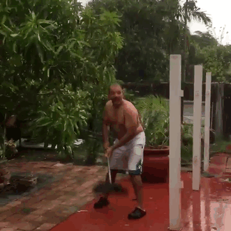 My Cousin Sent Us A Video Her Dad Beating Irma Away