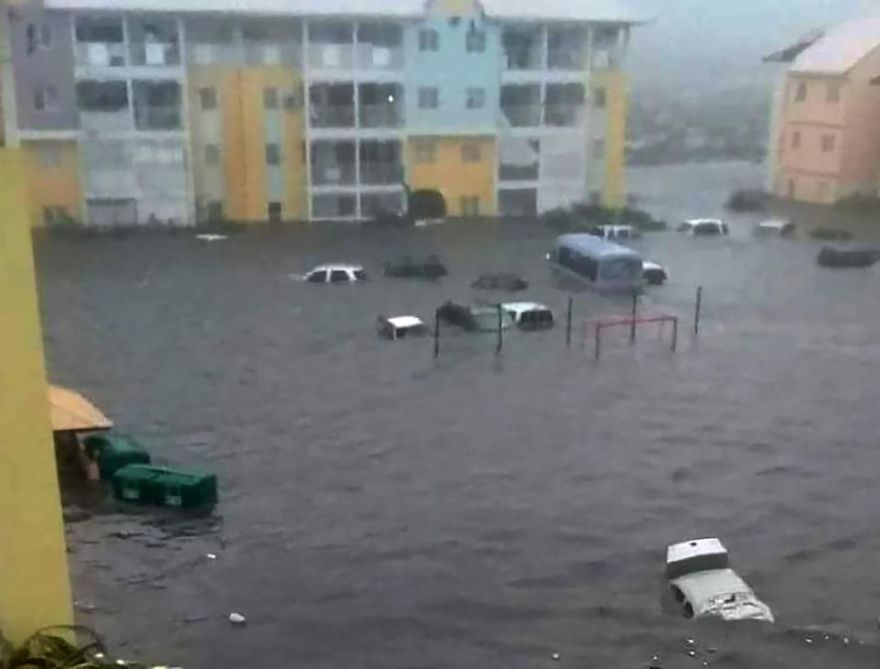 The Flooding In St Martin