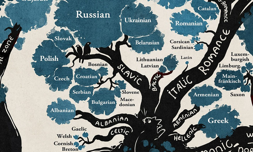 This Amazing Tree That Shows How Languages Are Connected Will Change The Way You See Our World