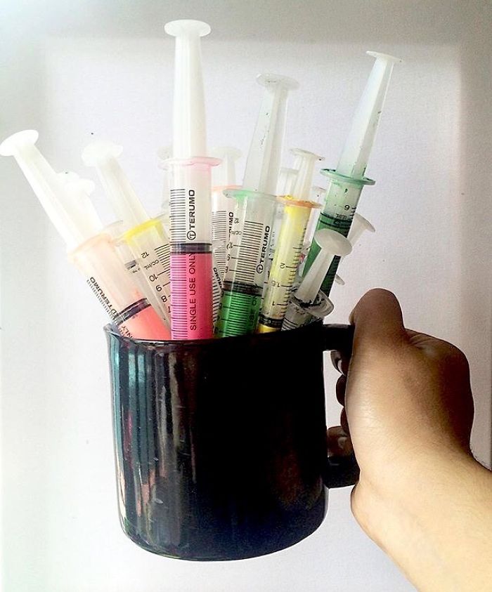 I'm A Nurse And I Use Syringes To Paint In My Free Time (Part 2)