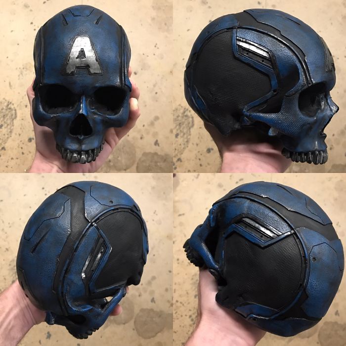 What Do You Think Of My New Captain America Skull!?