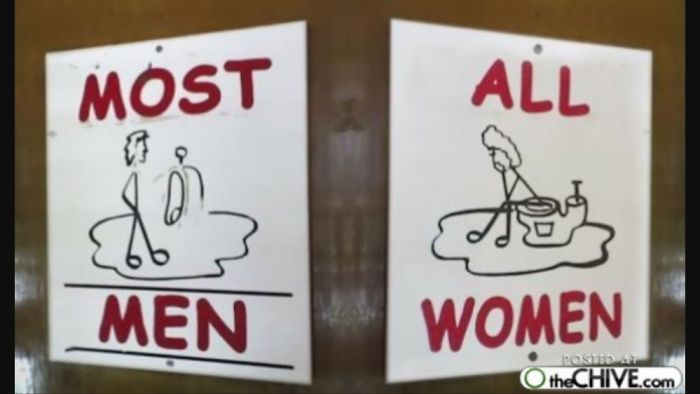Funny Bathroom Signs