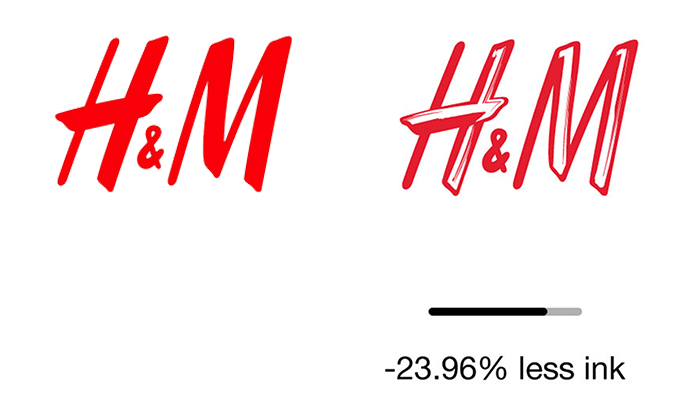 Estos logos famosos han sido optimizados para usar menos tinta y ser más ecológicos, ¿qué te parecen?
