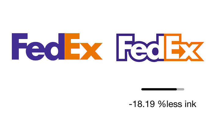 Someone Optimized Famous Logos To Use Less Ink And Be More Environmentally Friendly - What Do You Think?