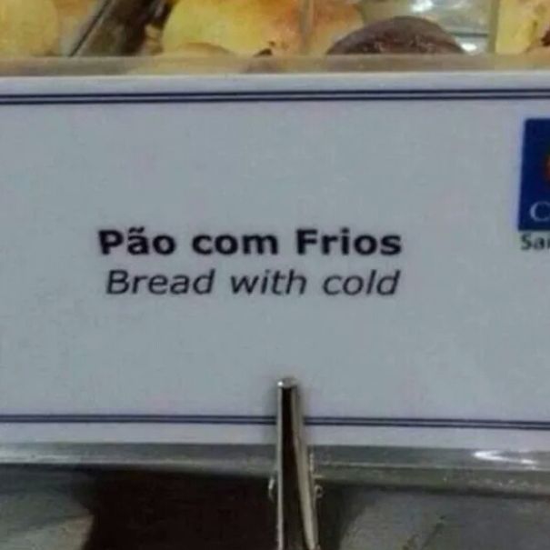 Wrong translated bread tag 
