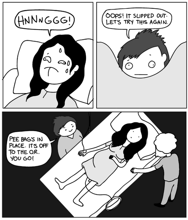 Expectations Vs Reality Of Giving Birth In 16 Brutally Honest Comics 