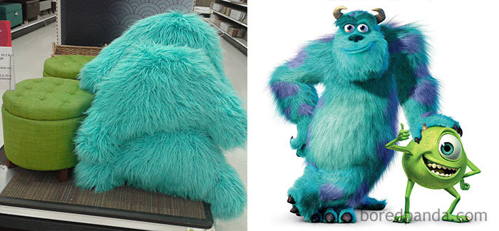 This Furniture From Target Looks Just Like Mike And Sully From Monsters Inc.