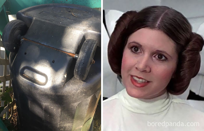 This Trashcan Looks Like Princess Leia
