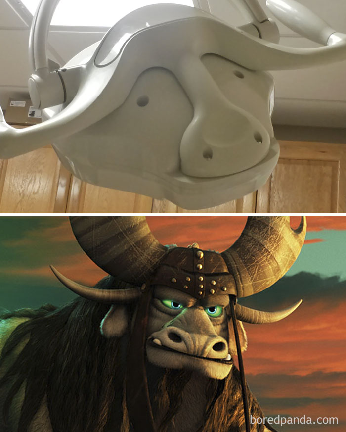 Happy Water Buffalo At The Dentist Or Kai From Kung Fu Panda 3?