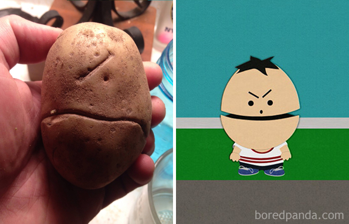 This Potato Looks Like A One-Eyed Canadian From South Park