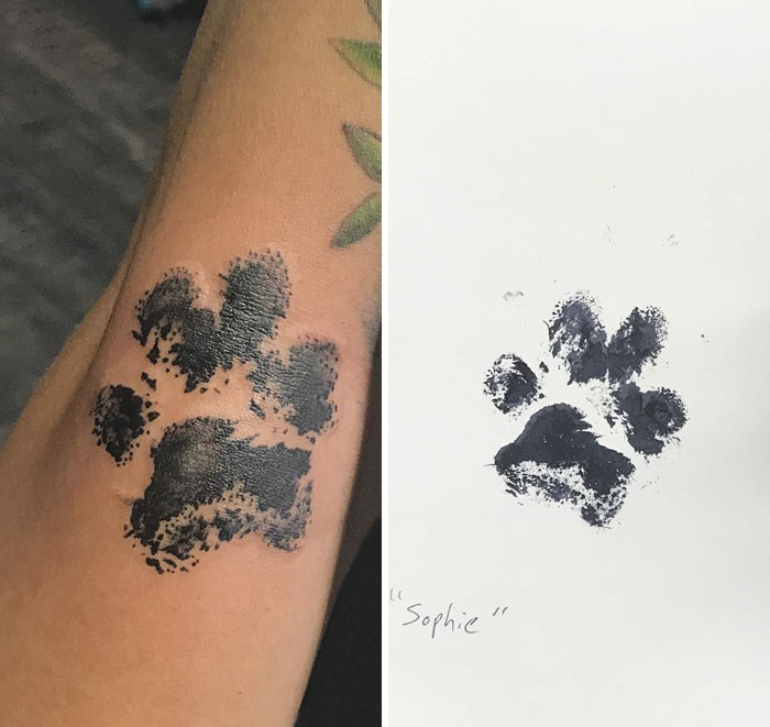 Dog Paws Tattoos