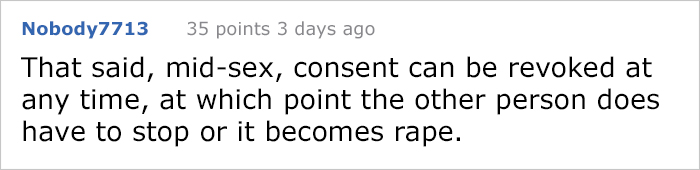 Girl Thinks If You Regret Having Sex It Means You've Been Raped, Gets A Perfect Lesson On Consent