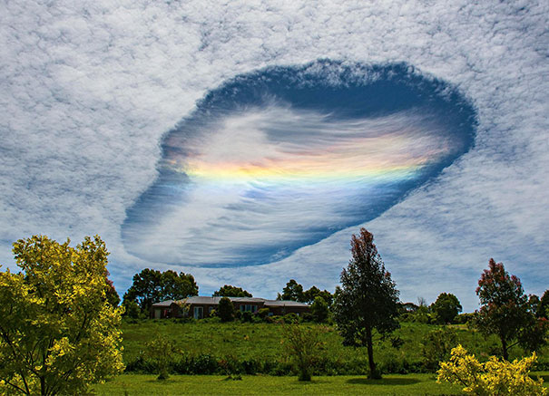 Rare Cloud Phenomenon Over Eastern Victoria, Australia