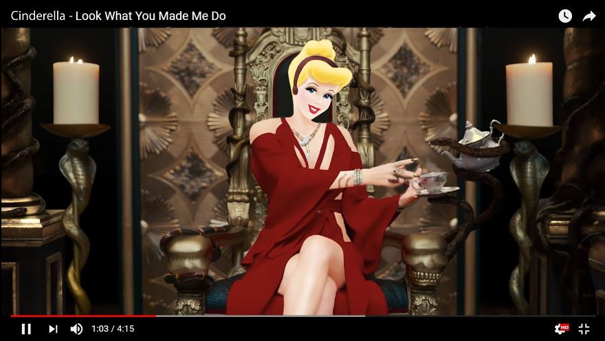 Cinderella As Taylor Swift - Look What You Made Me Do