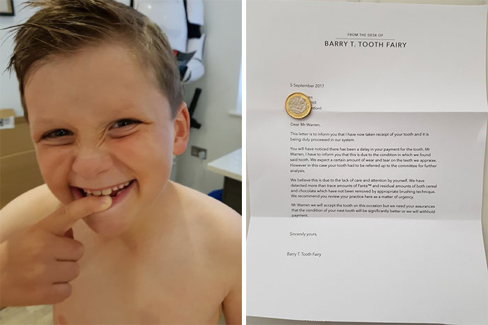 Parents Tired Of Their Son Not Brushing His Teeth Come Up With This Genius Letter From The Tooth Fairy