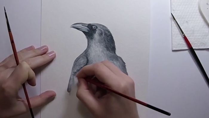 See How Watercolor Paintings Are Created In High-Speed Videos