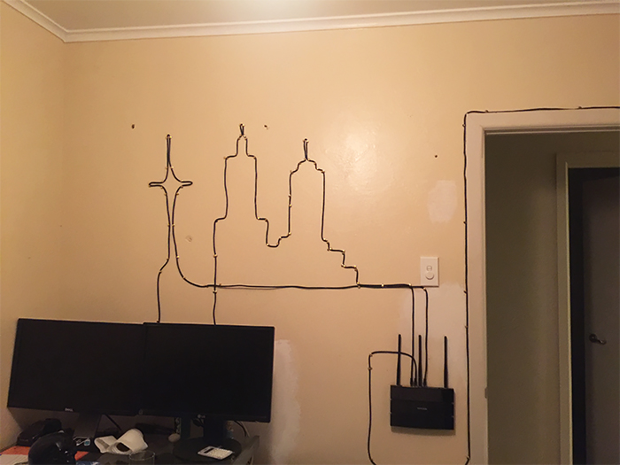 How I Hide Extra Cables In My Place